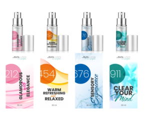 stylish label desing for car parfume | Diseño de Etiqueta por ecorokerz