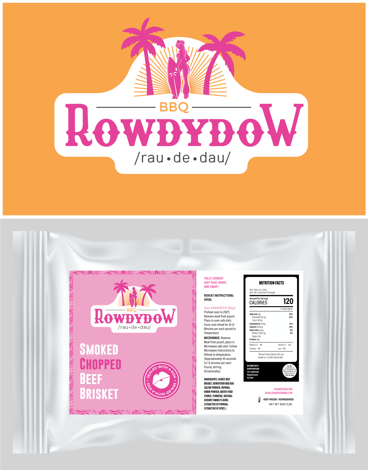 Graphic Design by exoddinary for ROWDYDOW bbQ | Design #27412223