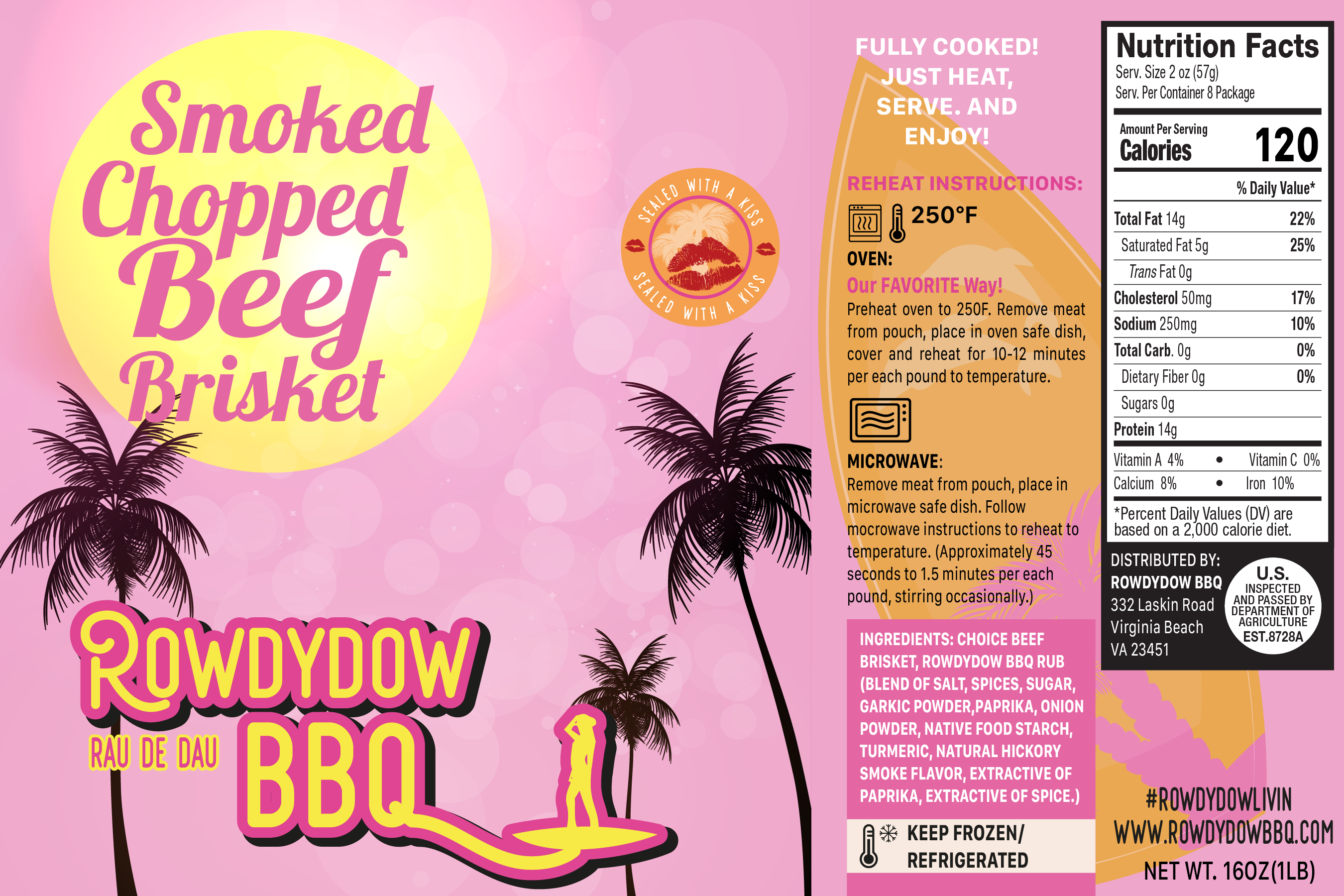 Graphic Design by Yaris Windzor for ROWDYDOW bbQ | Design: #27121342