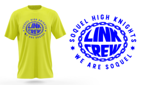 ?? High School Freshmen mentoring ?? program LINK CREW 2021 | Diseño de Camiseta por Risallah