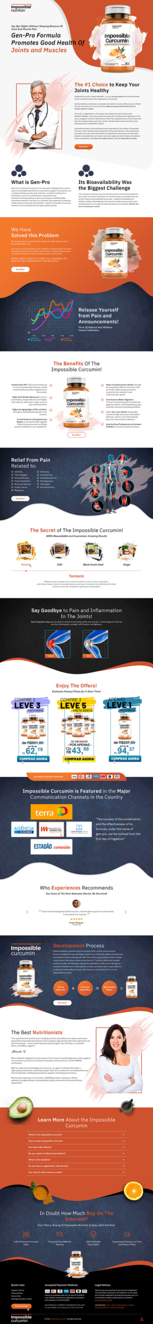 New and Fresh Website Design for a Curcumin Supplement | Web Design by Ved Web Services