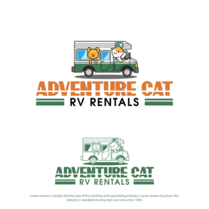 Adventure Cat RV Rentals | Logo Design by delegacydesign