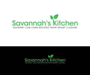 "Savannah's Kitchen" Gourmet Low Carb Recipes from Smart Cleanse | Logo-Design von makerlogoz