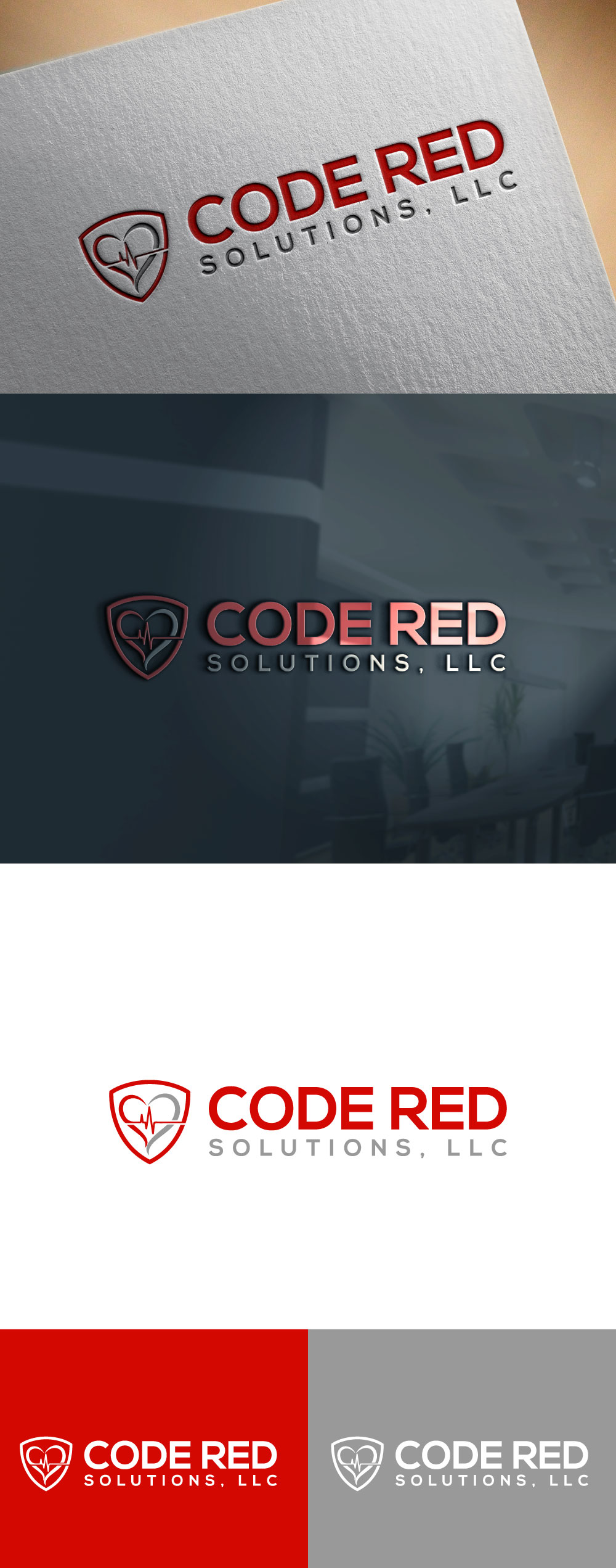 Bold, Serious, Self Defense Logo Design for Code Red Solutions, LLC by ...