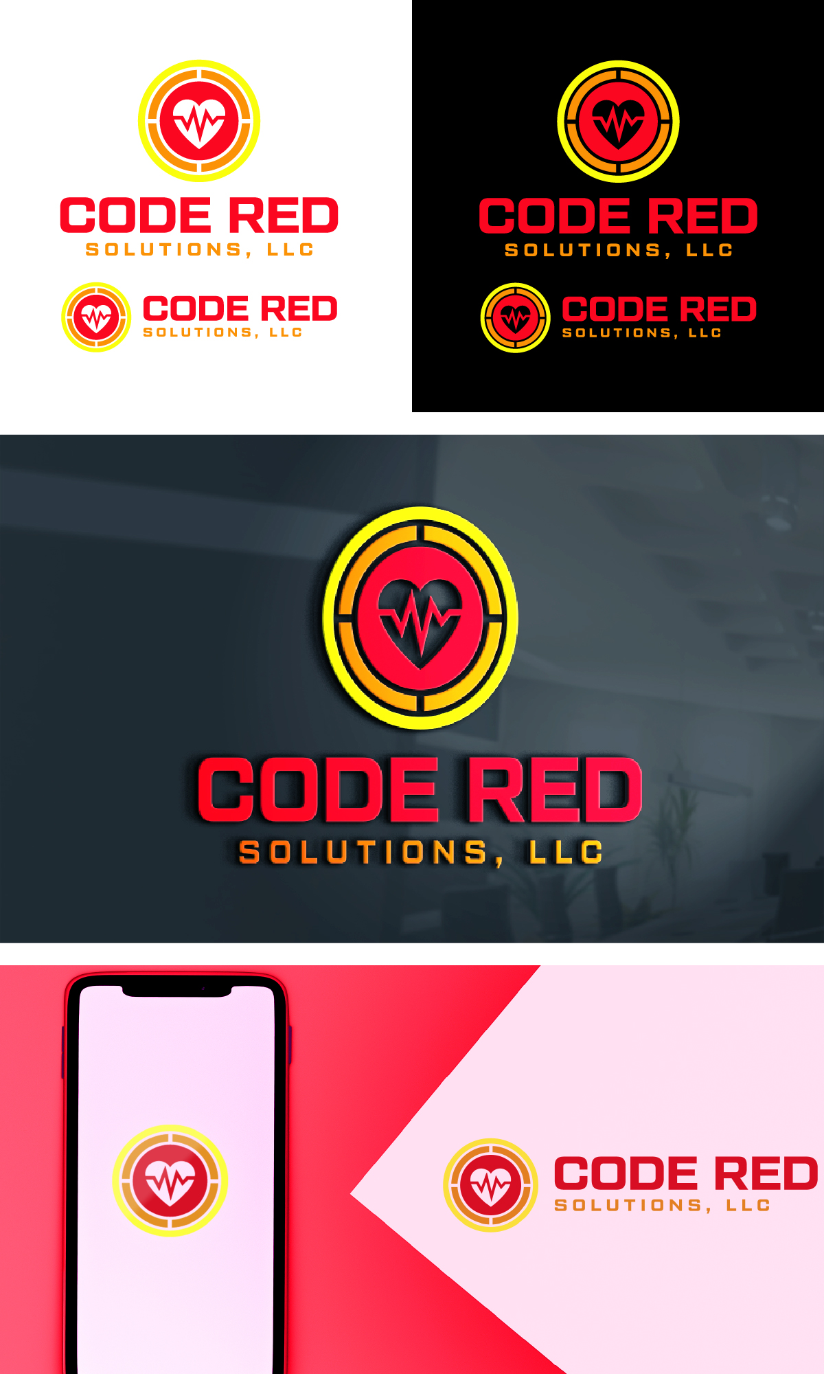 Design de Logo par sangeloenriquez pour Code Red Solutions, LLC | Design #27002623
