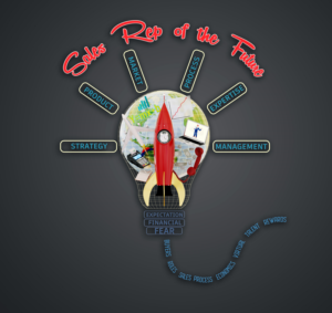 Sales Rep of the Future Illustration | Diseño Con Ilustración por Creative Shots Studio