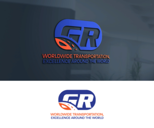 It could have the initials GR, it could say worldwide transportation,  excellence around the world  | Diseño de Logo por BabAgori