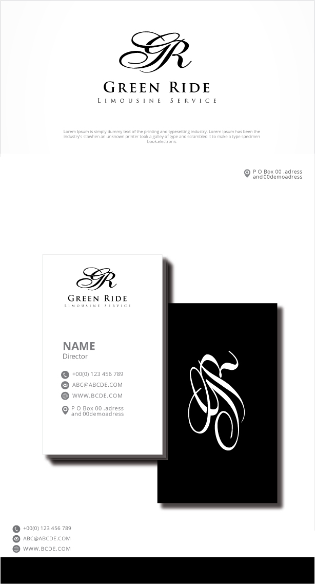 Diseño de Logo por graphicevolution para Green Ride Limousine Service | Diseño #27007601