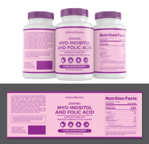 Design Étiquette par Deziners Zone pour tailoredbiotics | Design : #27006683