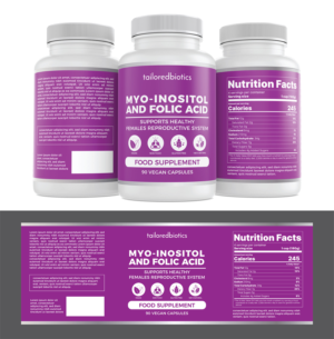 Design Étiquette par Deziners Zone pour tailoredbiotics | Design : #27020400