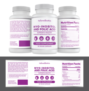 Design Étiquette par Deziners Zone pour tailoredbiotics | Design : #27020401