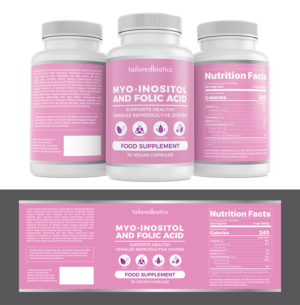 Design Étiquette par Deziners Zone pour tailoredbiotics | Design : #27020402