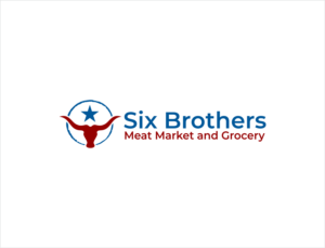 Six Brothers Meat Market and Grocery | Diseño de Logo por BNdesigner