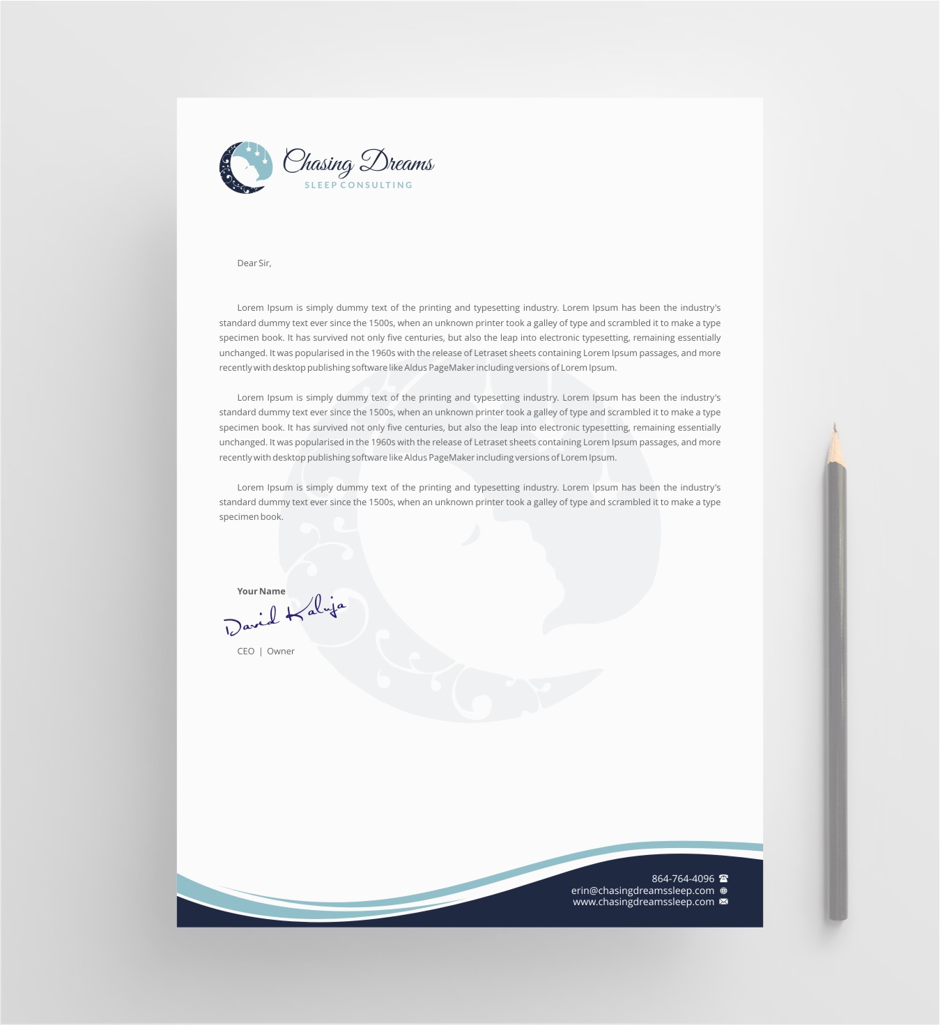 Letterhead Design by INDIAN_Ashok for this project | Design #27019030