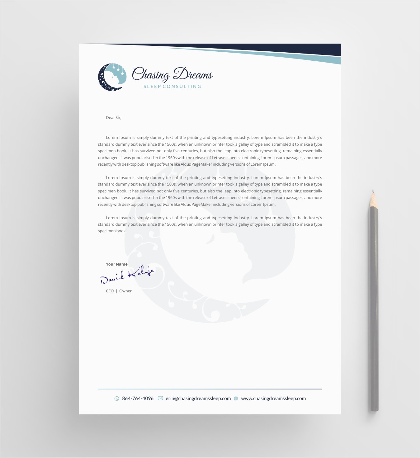 Letterhead Design by INDIAN_Ashok for this project | Design #27019035