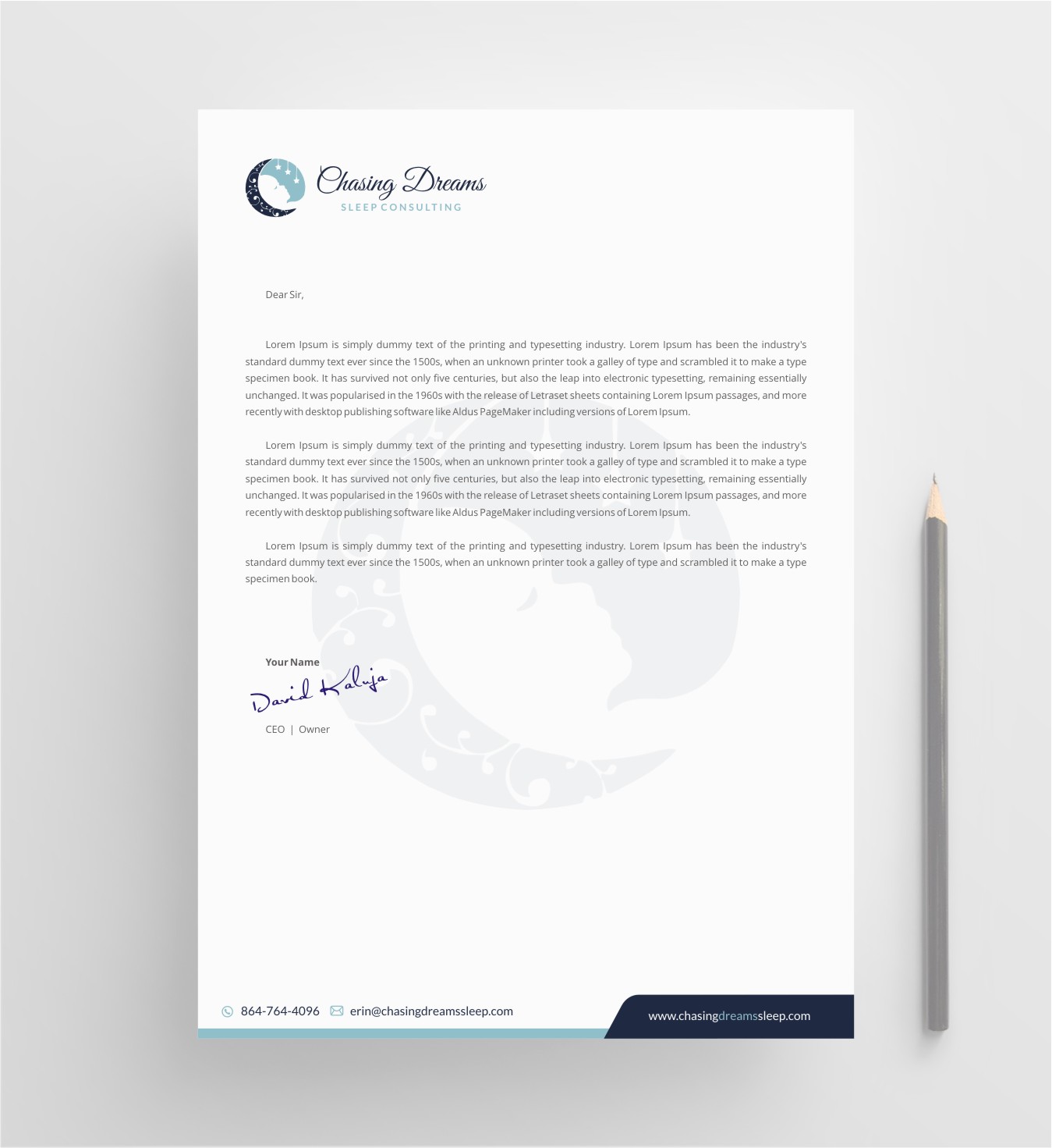 Letterhead Design by INDIAN_Ashok for this project | Design #27019037