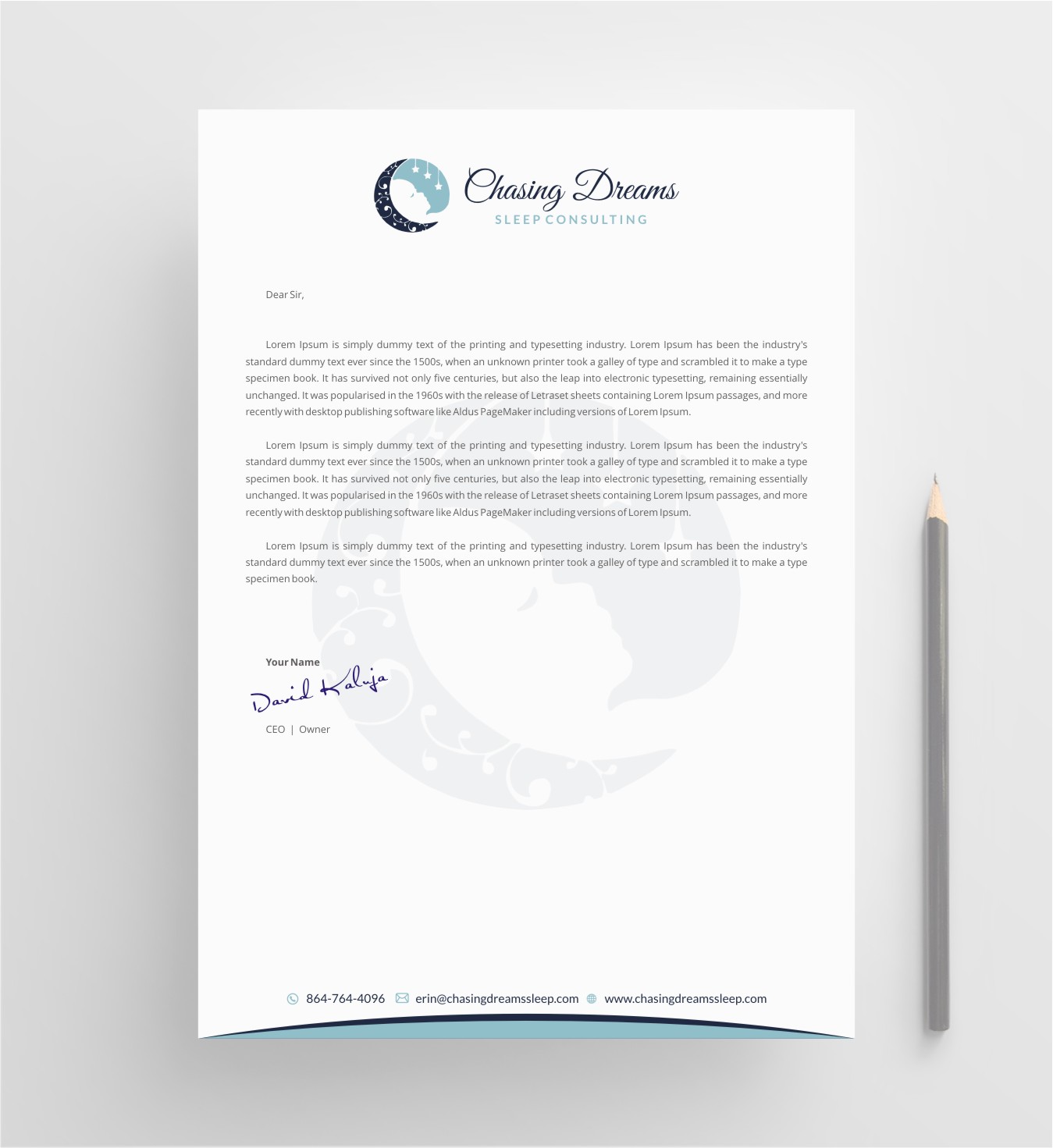 Letterhead Design by INDIAN_Ashok for this project | Design #27019038