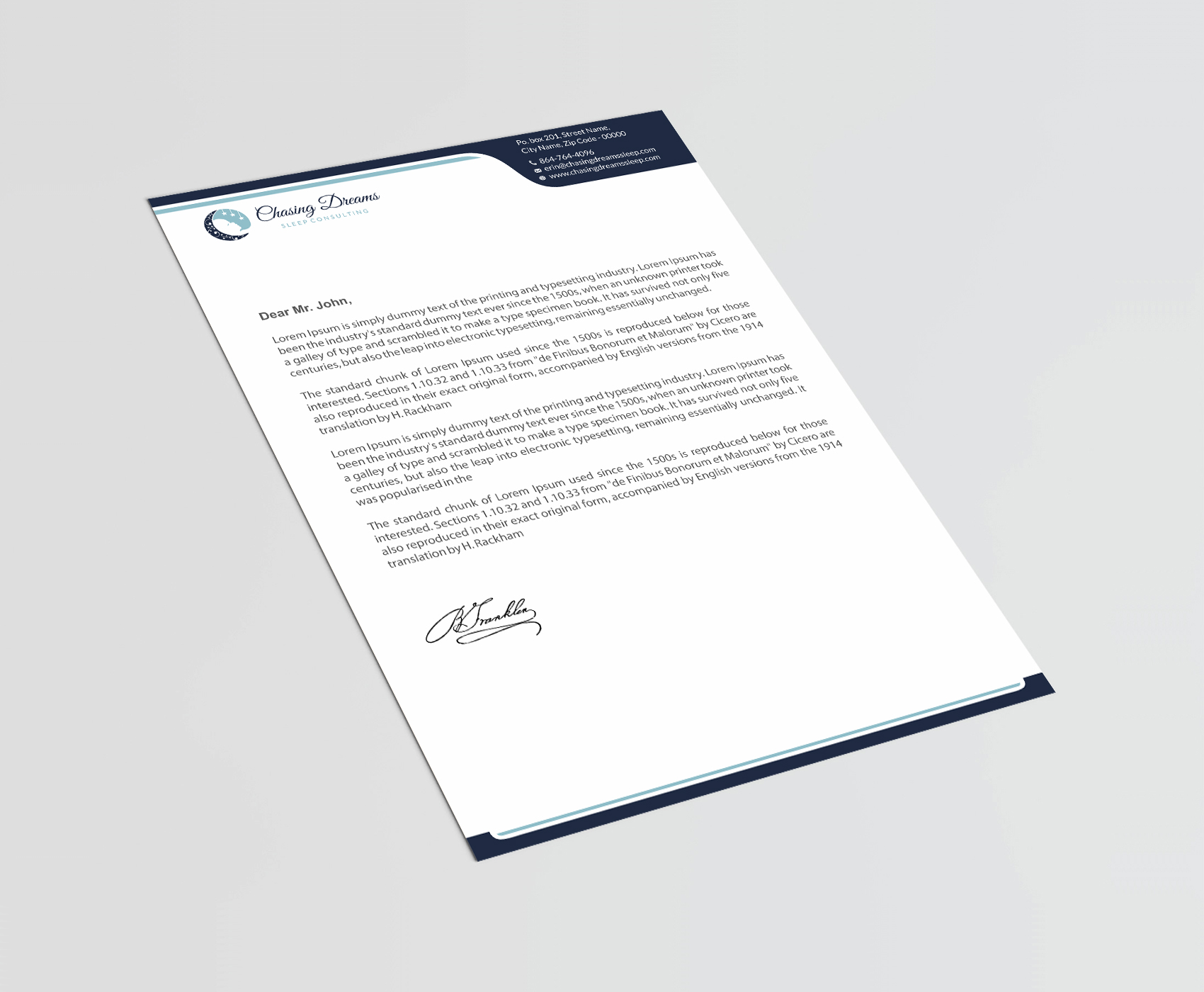 Letterhead Design by Infinitive Technology for this project | Design #27005370