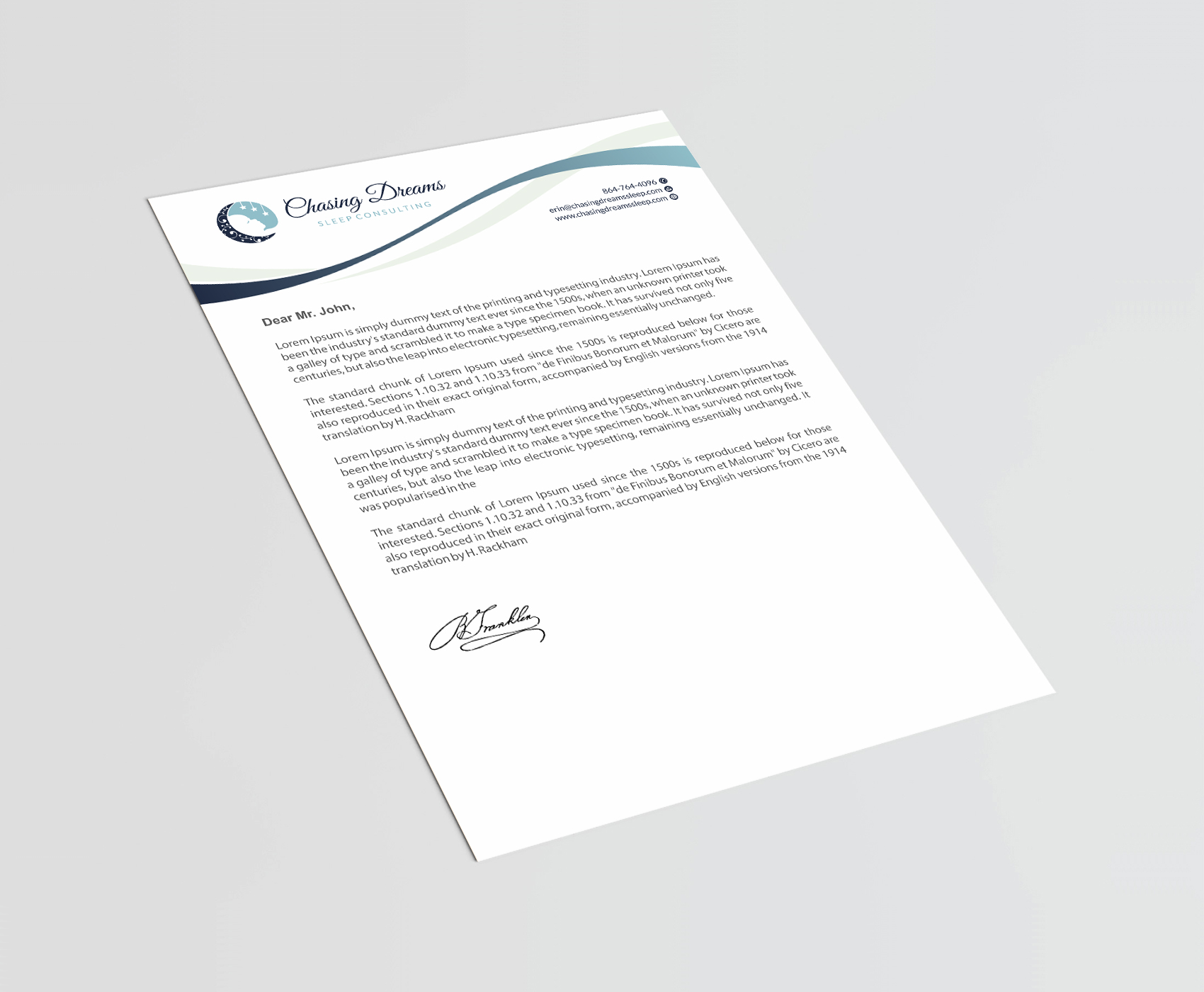 Letterhead Design by Infinitive Technology for this project | Design #27005371