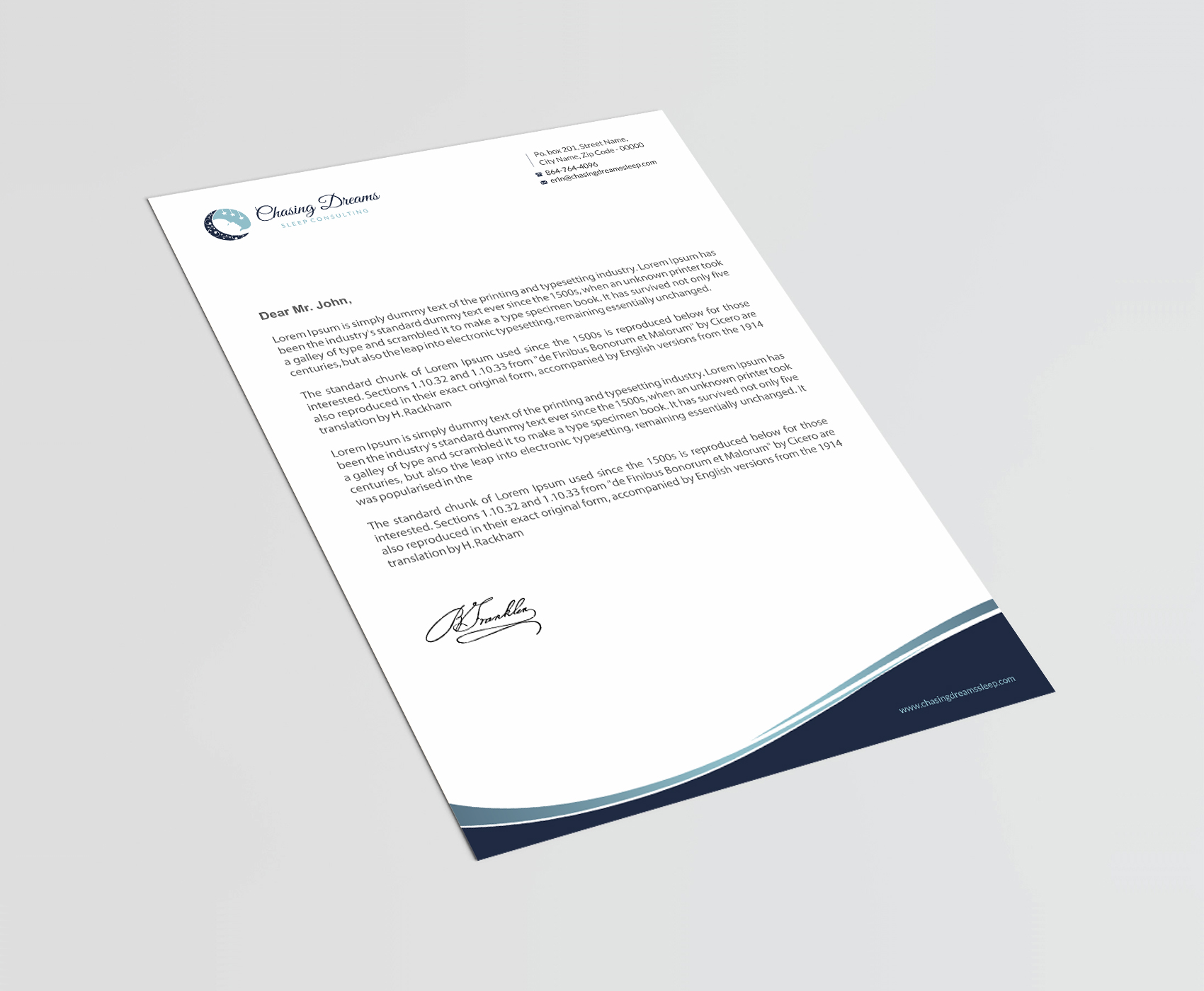 Letterhead Design by Infinitive Technology for this project | Design #27005373