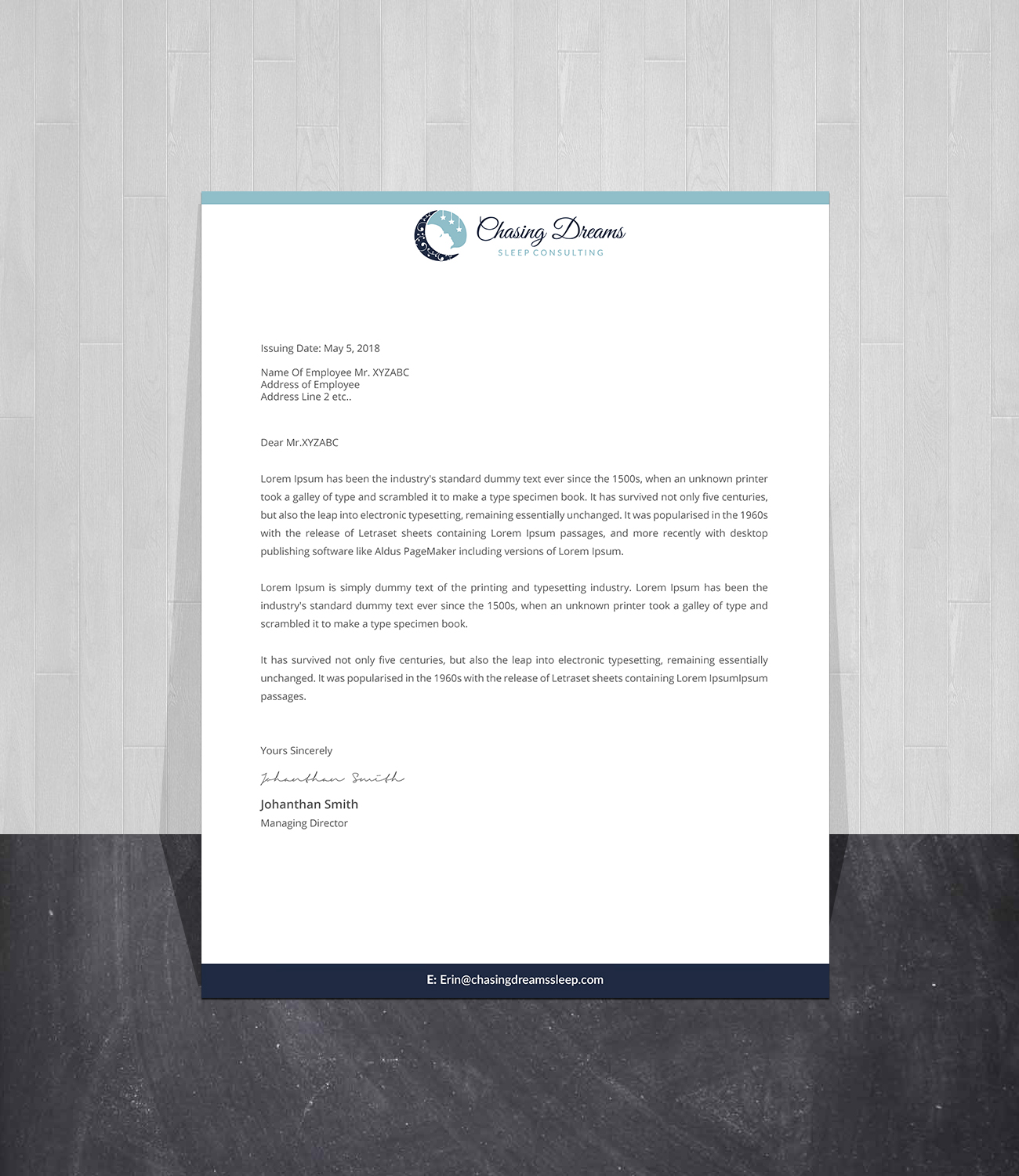 Letterhead Design by Creations Box 2015 for this project | Design #27031901