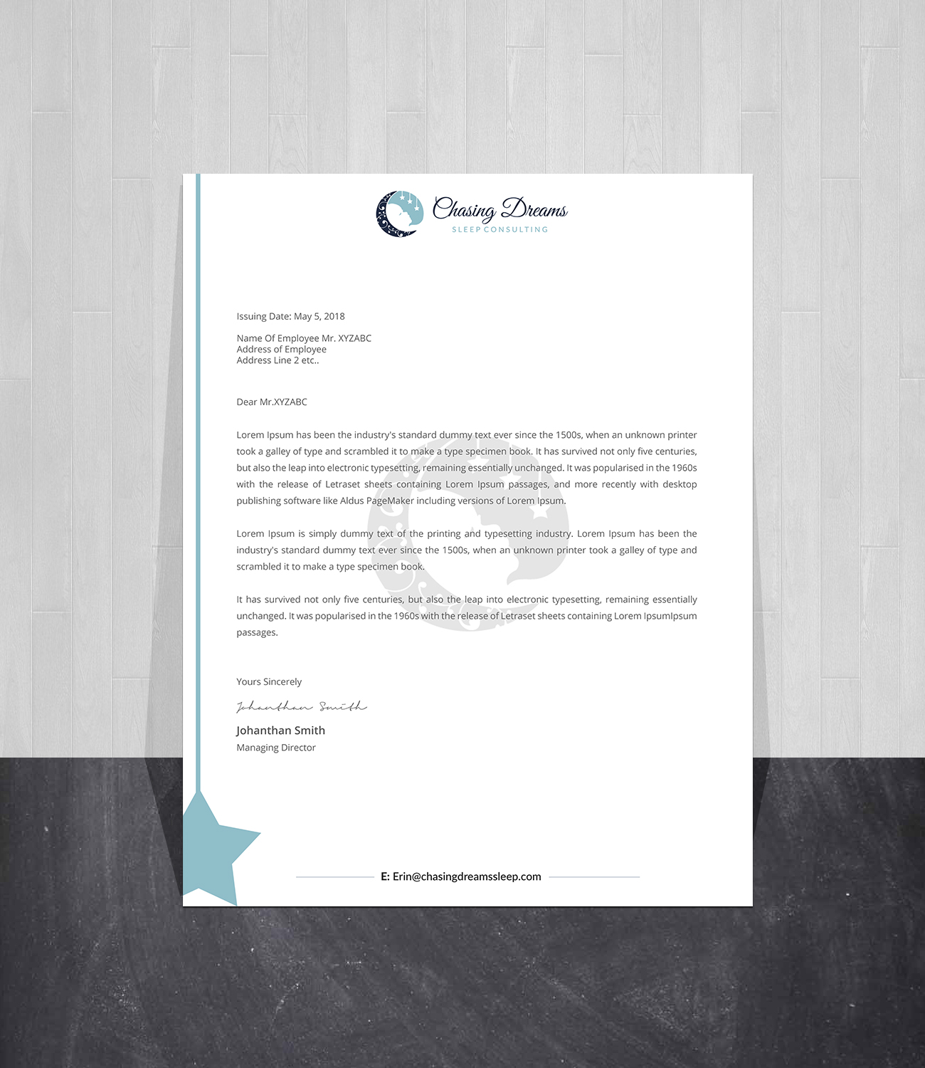 Letterhead Design by Creations Box 2015 for this project | Design #27031902