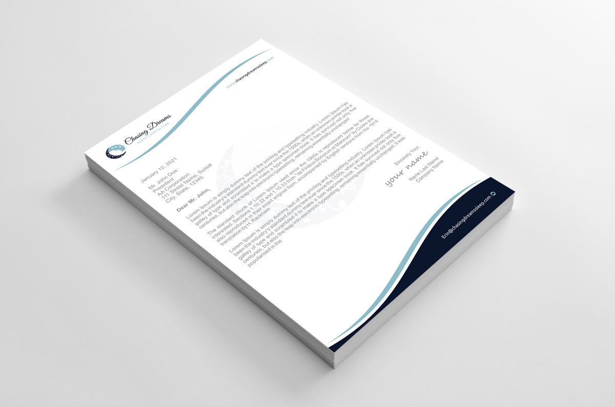 Letterhead Design by alpesh9520 for this project | Design #27008034