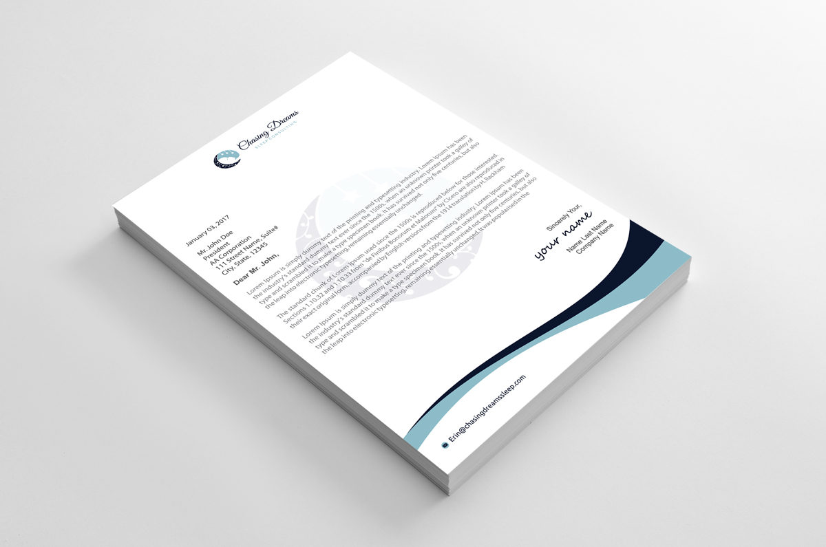 Letterhead Design by alpesh9520 for this project | Design #27008037