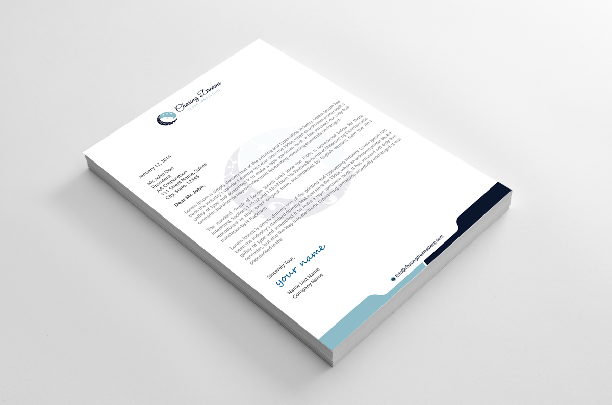 Letterhead Design by alpesh9520 for this project | Design #27008042