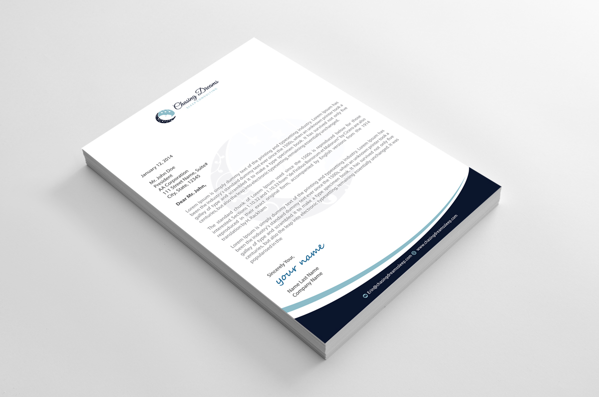 Letterhead Design by alpesh9520 for this project | Design #27008044