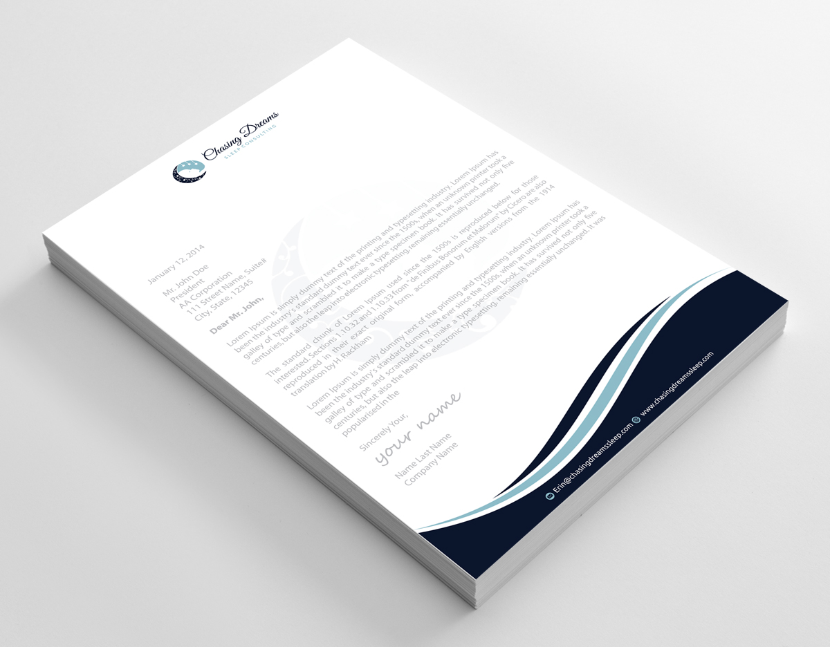Letterhead Design by alpesh9520 for this project | Design #27009135
