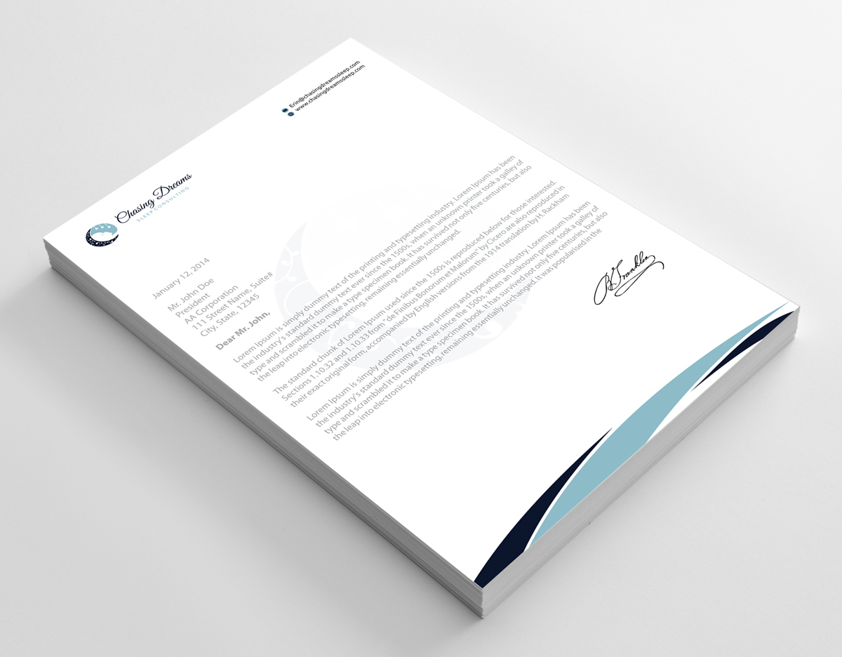 Letterhead Design by alpesh9520 for this project | Design #27009136