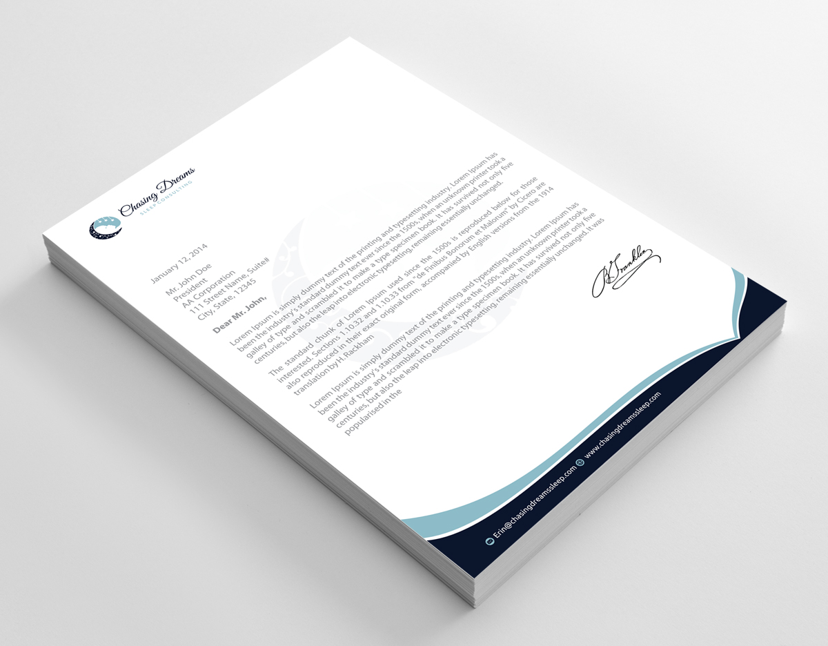 Letterhead Design by alpesh9520 for this project | Design #27009141