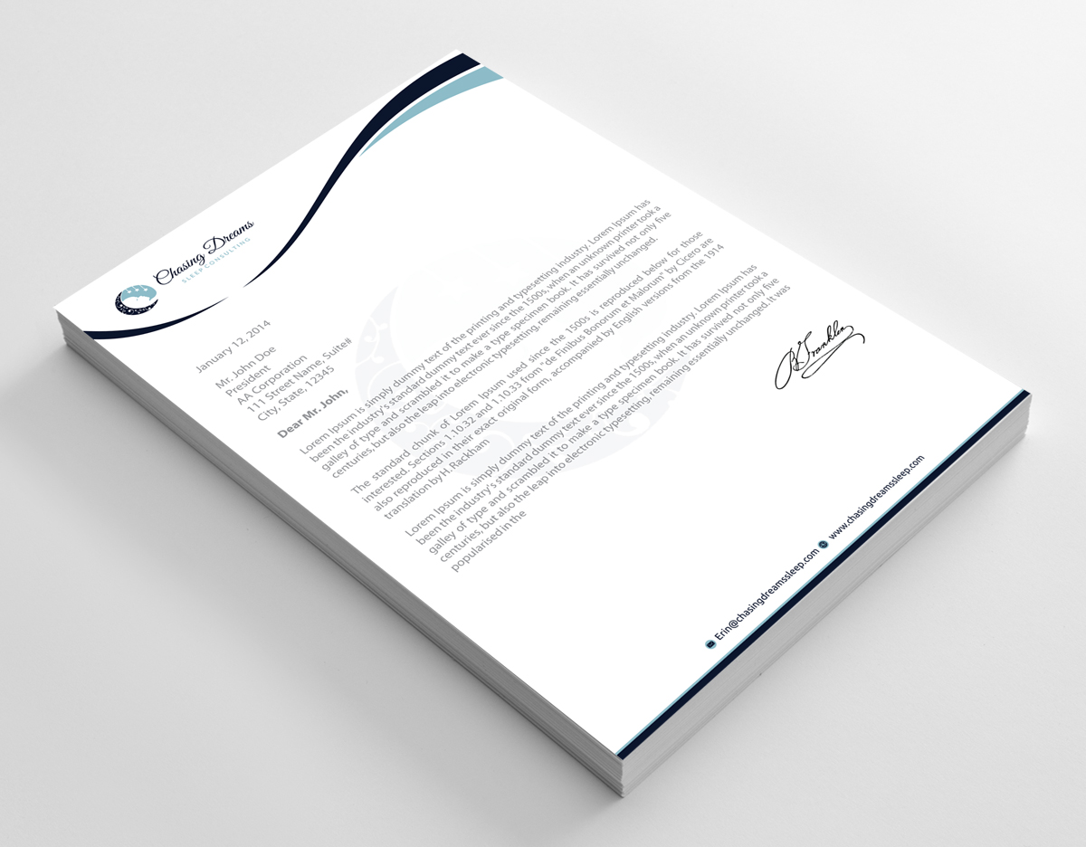 Letterhead Design by alpesh9520 for this project | Design #27009147
