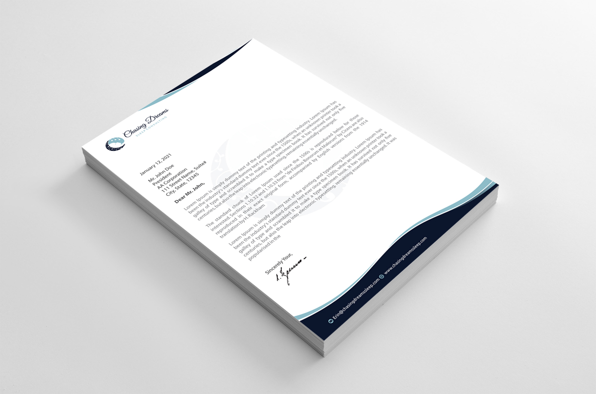 Letterhead Design by alpesh9520 for this project | Design #27009758