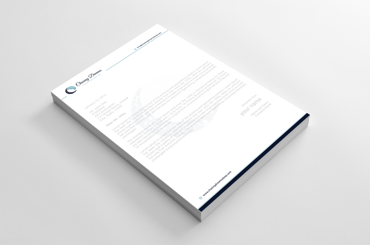 Letterhead Design by alpesh9520 for this project | Design #27009761