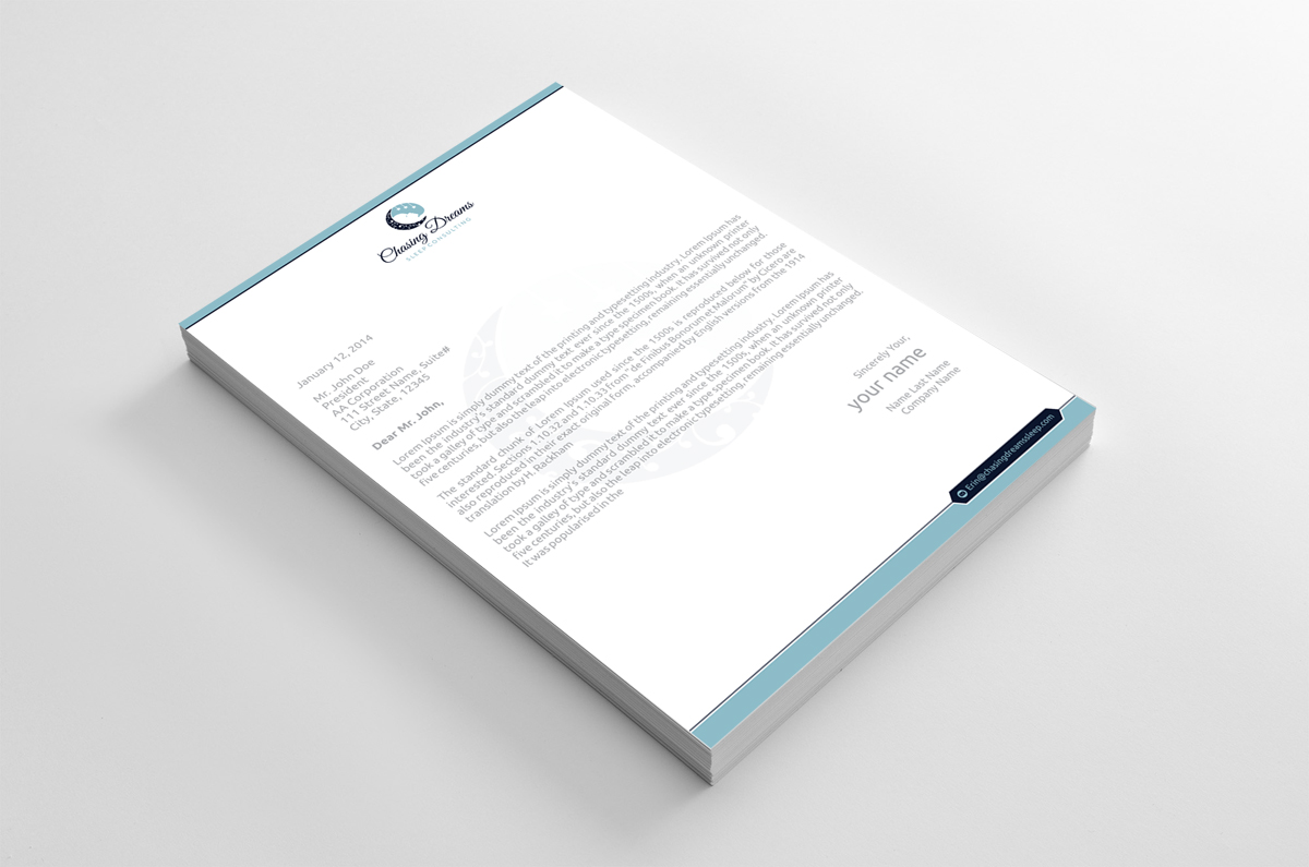 Letterhead Design by alpesh9520 for this project | Design #27013211