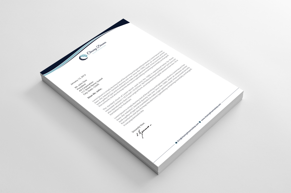 Letterhead Design by alpesh9520 for this project | Design #27013221