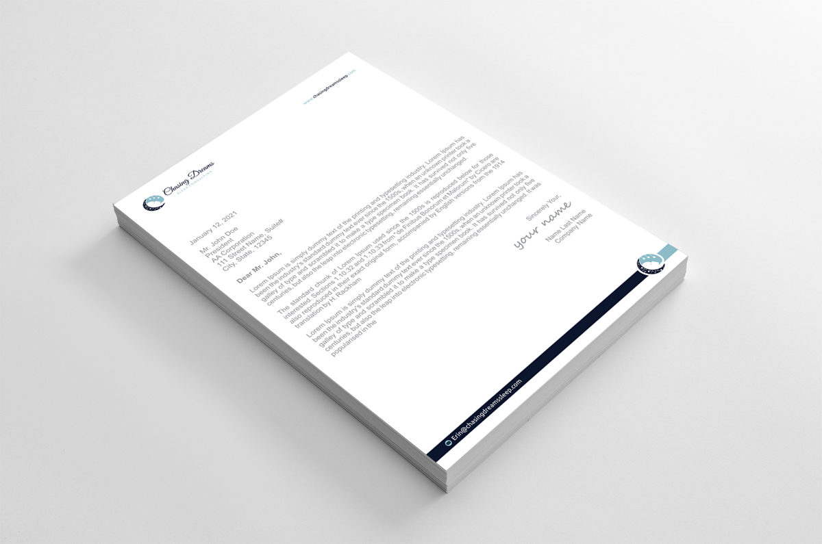 Letterhead Design by alpesh9520 for this project | Design #27013224