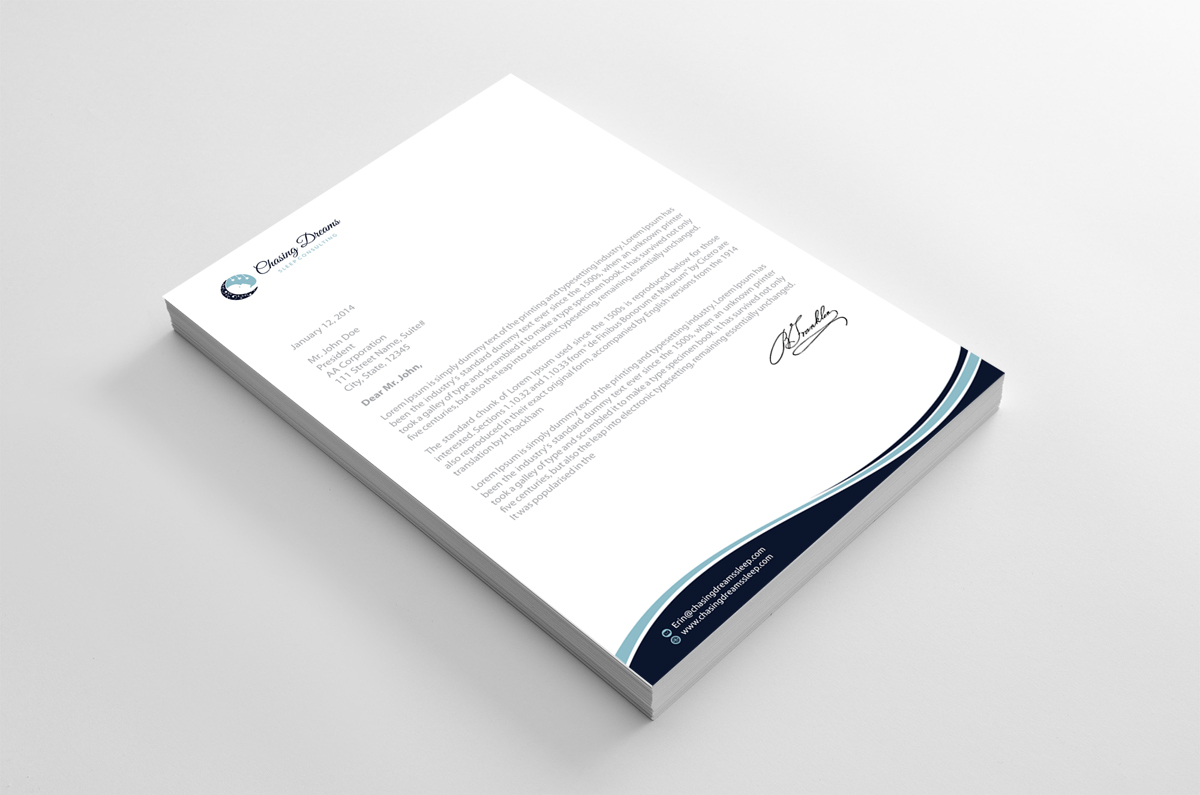 Letterhead Design by alpesh9520 for this project | Design #27013227