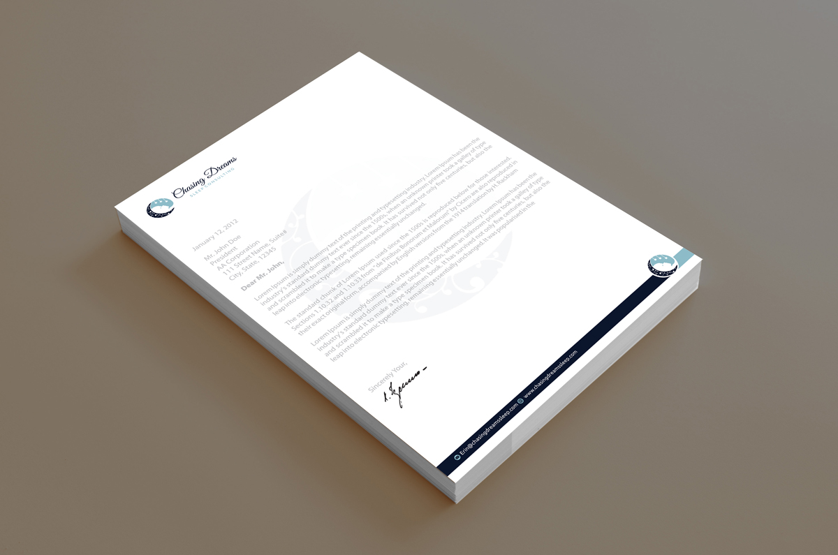Letterhead Design by alpesh9520 for this project | Design #27013241