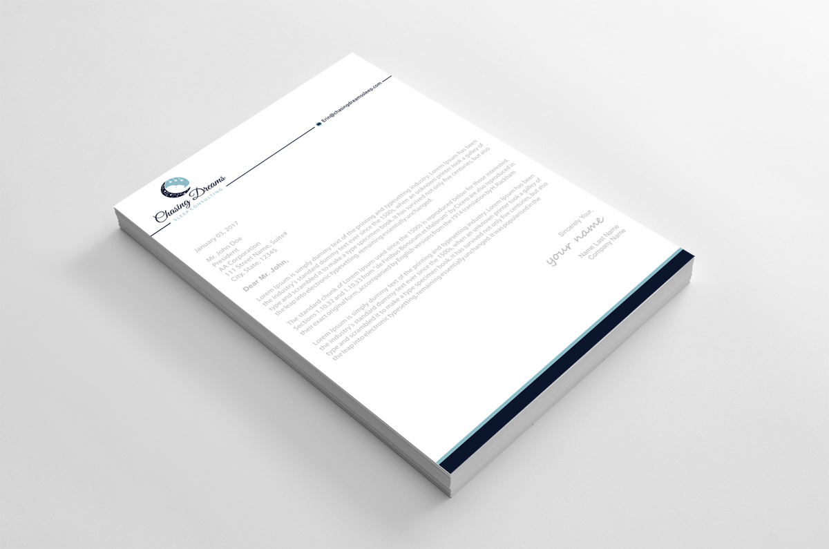 Letterhead Design by alpesh9520 for this project | Design #27022265
