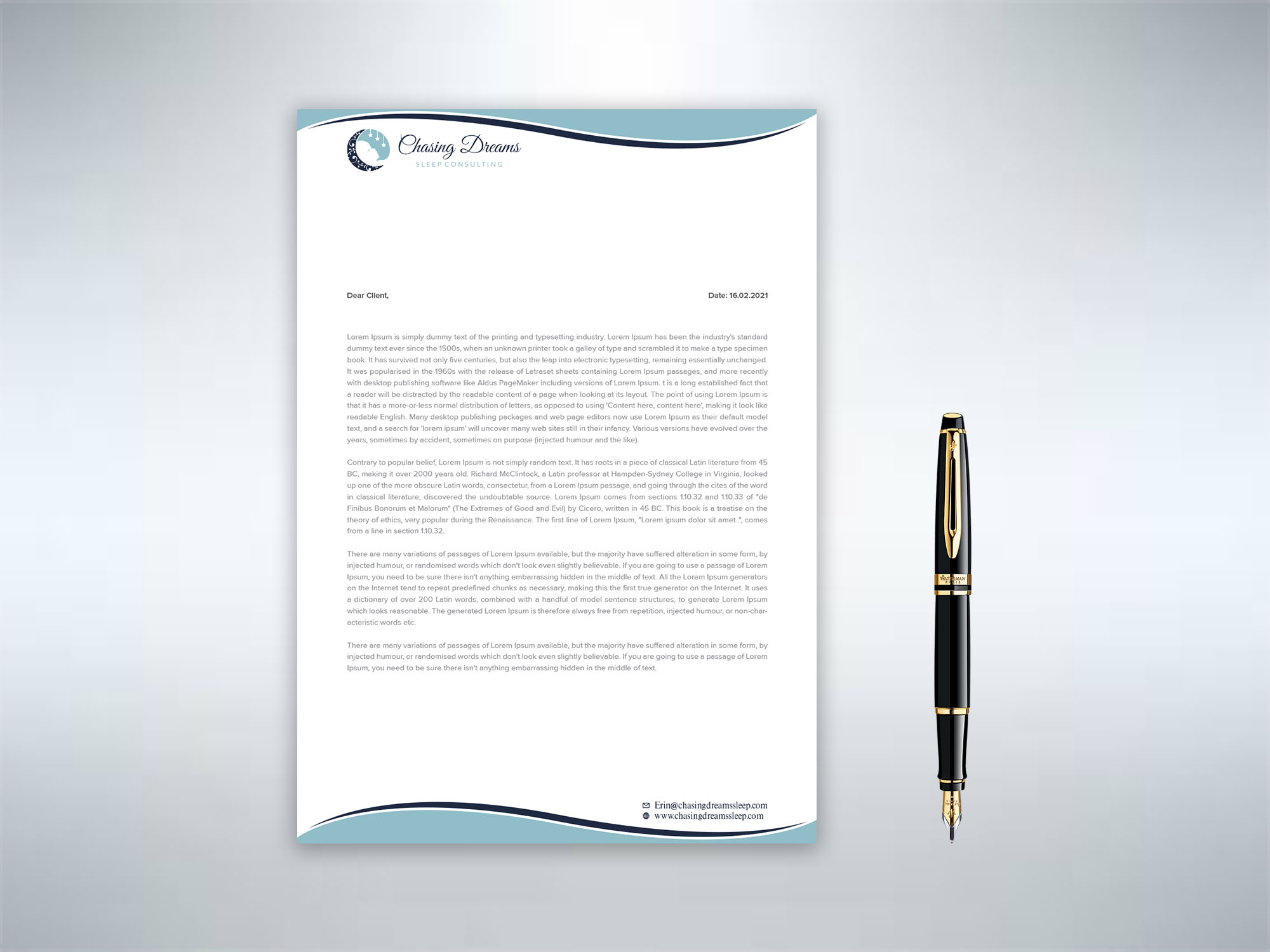Letterhead Design by Tripti Ranjan Gain for this project | Design #27005058