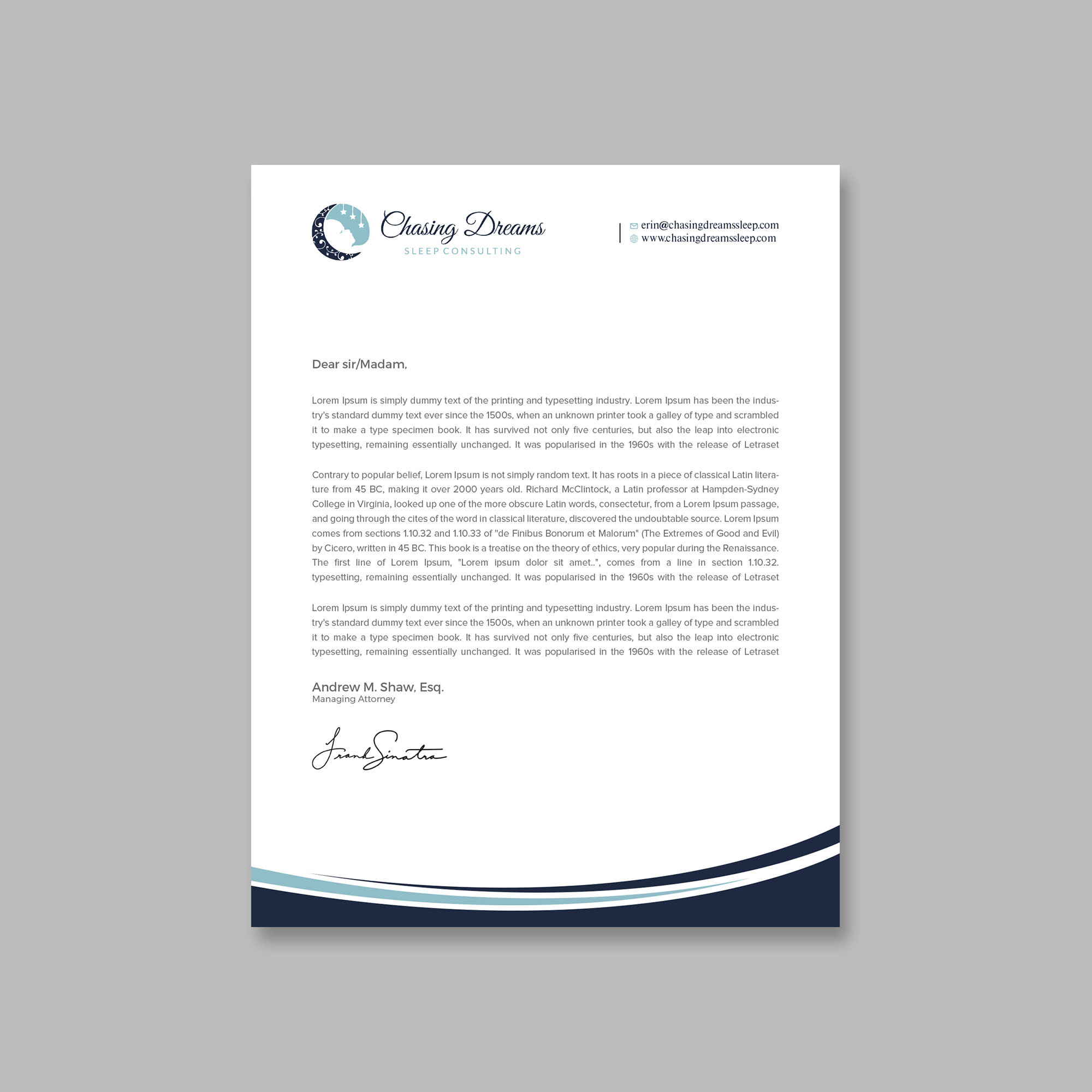 Letterhead Design by Tripti Ranjan Gain for this project | Design #27006503