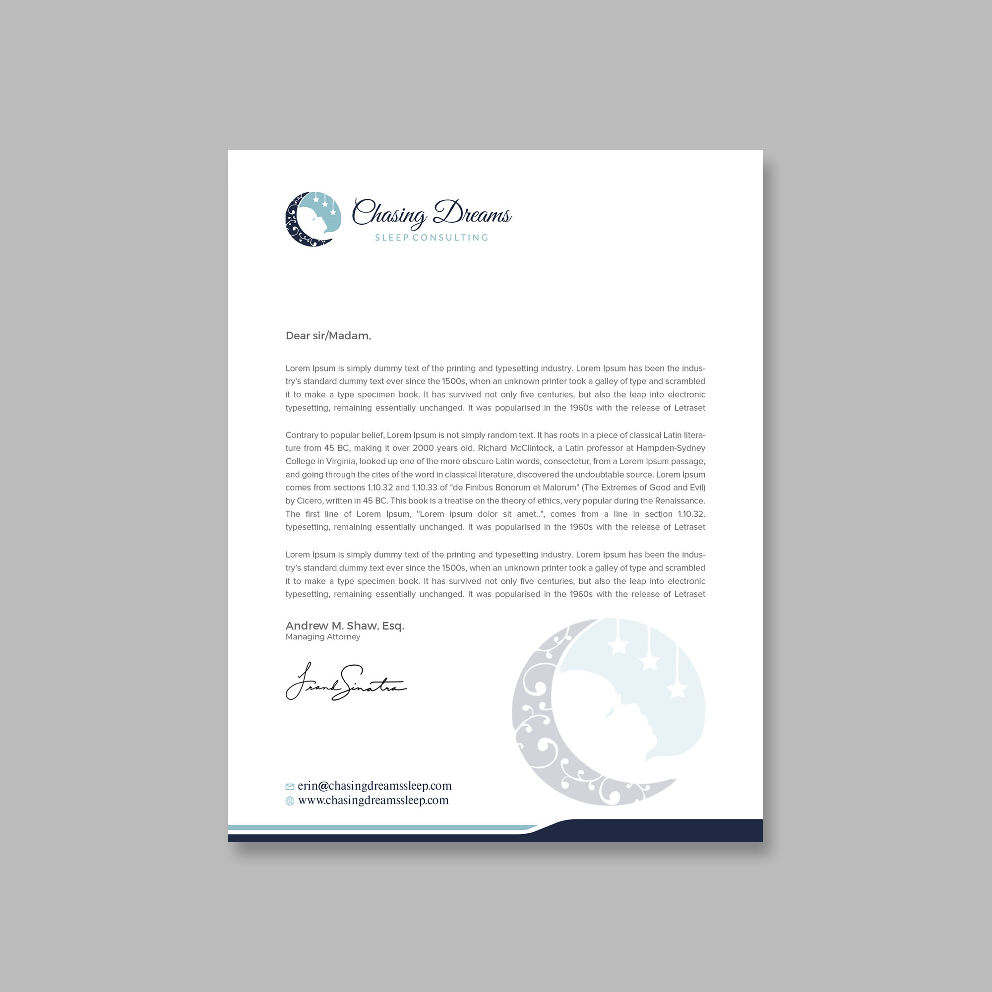 Letterhead Design by Tripti Ranjan Gain for this project | Design #27006514