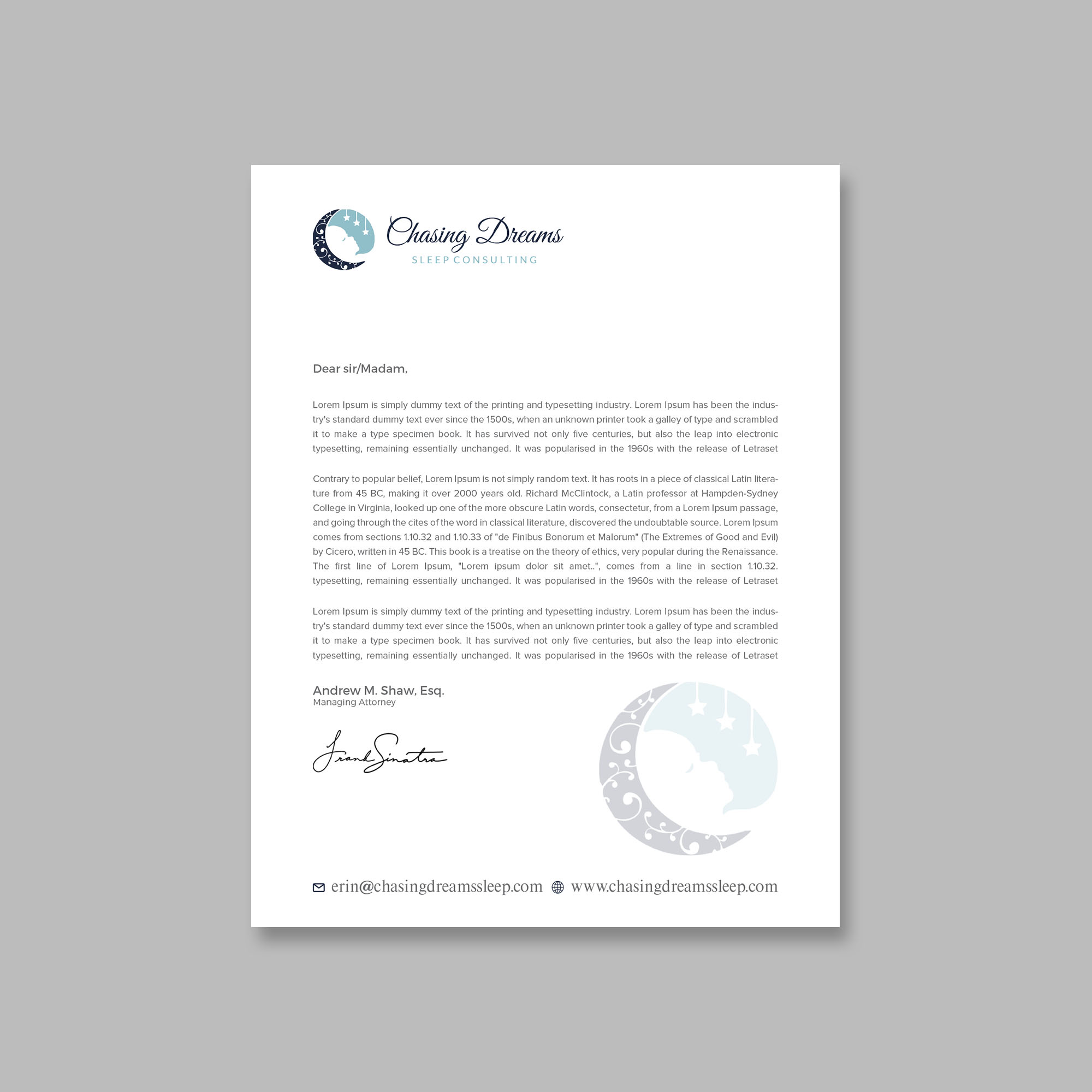 Letterhead Design by Tripti Ranjan Gain for this project | Design #27006515