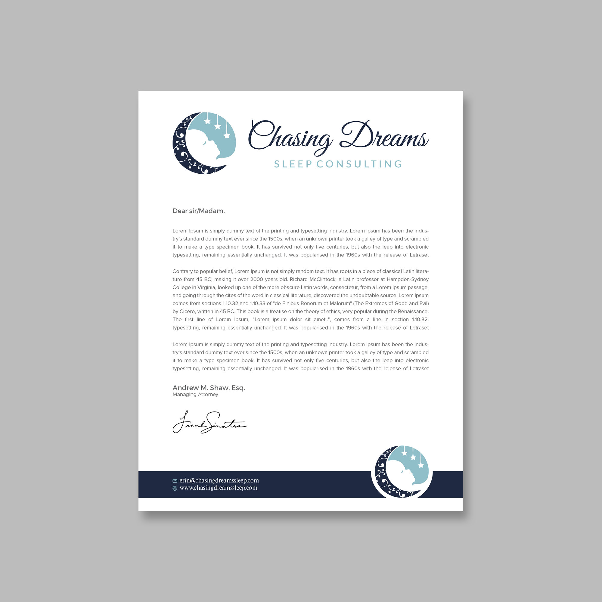 Letterhead Design by Tripti Ranjan Gain for this project | Design #27006522