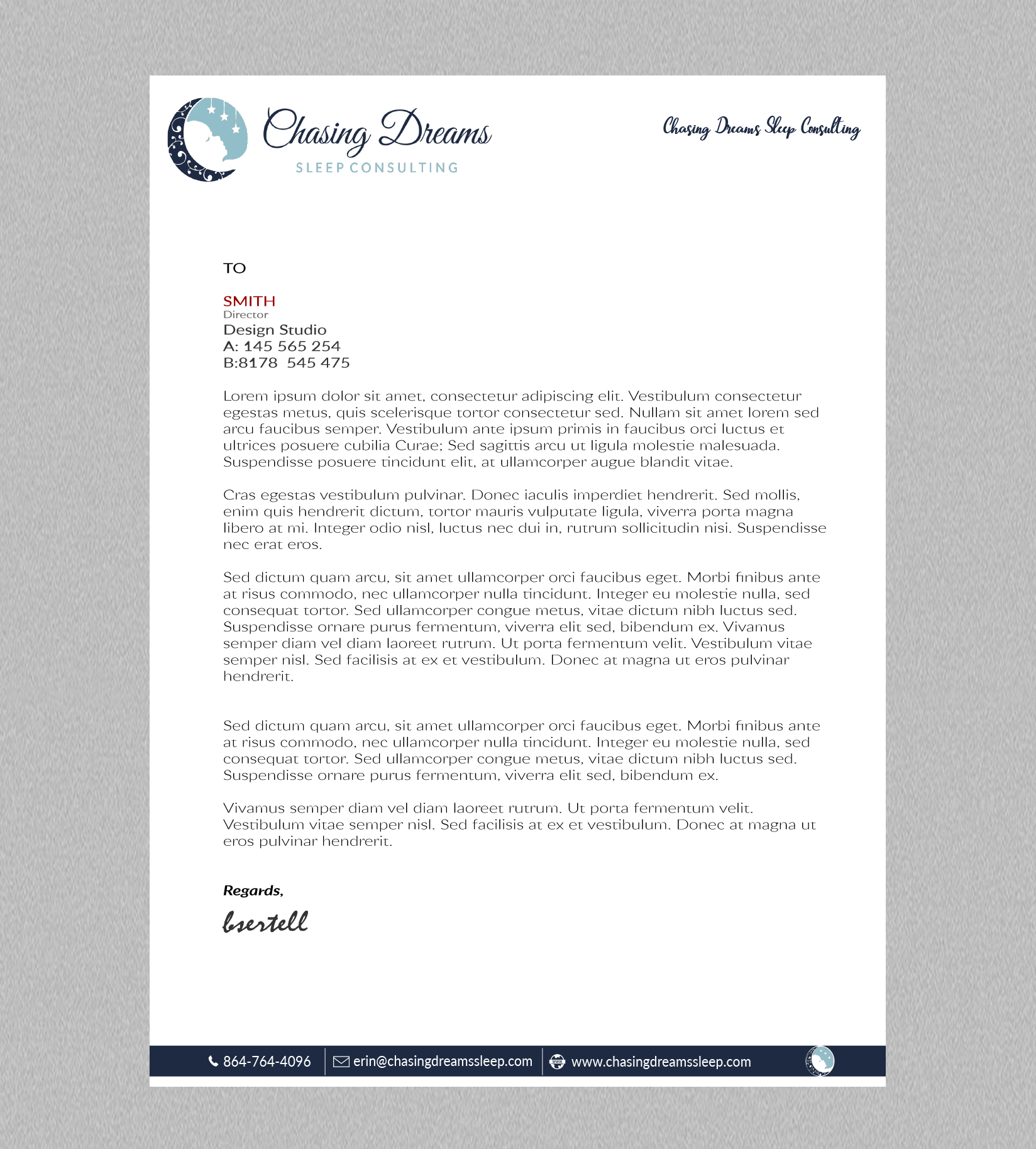 Letterhead Design by AN7 for this project | Design #27009008