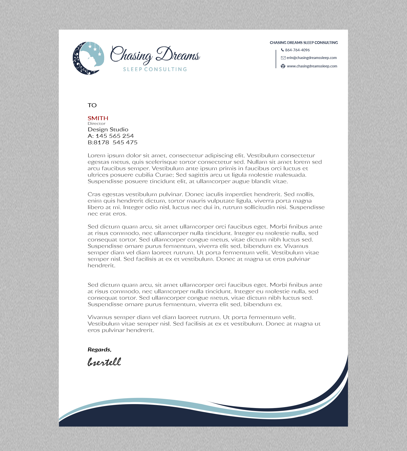 Letterhead Design by AN7 for this project | Design #27009012