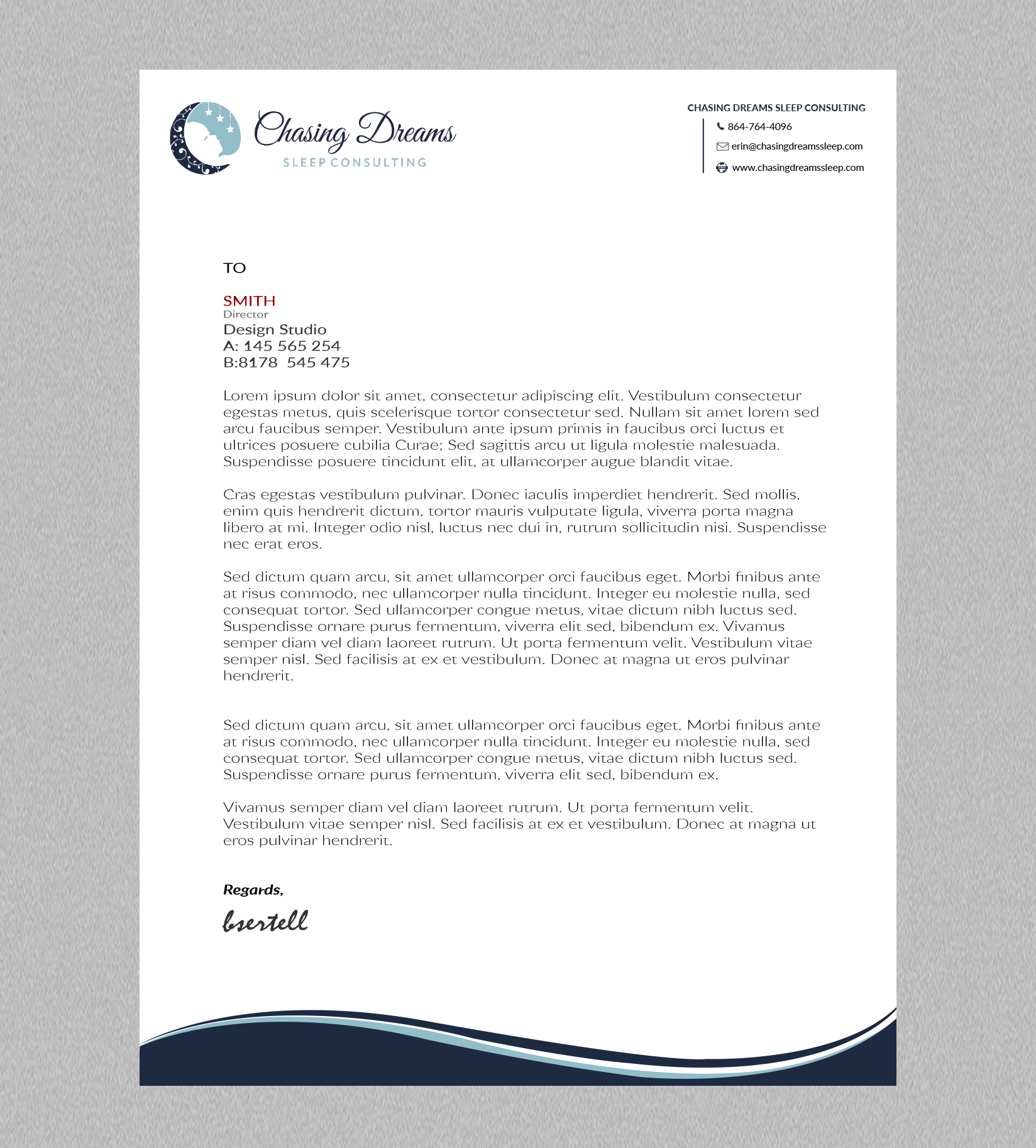 Letterhead Design by AN7 for this project | Design #27009044